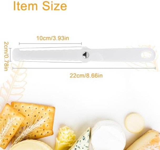 3 Pieces Cheese Butter Slicer Original Wire Cutter Tool Stainless Steel Wire Plastic Handle For Kitchen Cutting Polished Cheese Slicer Board Block Cheese And Butter Slicer Tool