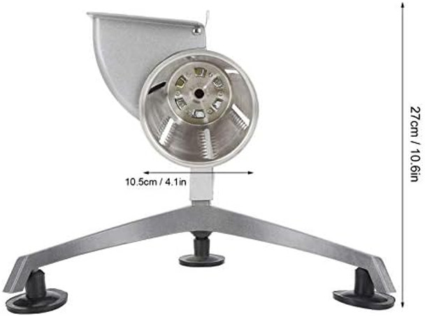 Gototop Hand Crank Cheese Grater Vegetable Chopper Vegetable Cutter Grater Food Processors With 5 Stainless Steel Blade For Kitchen