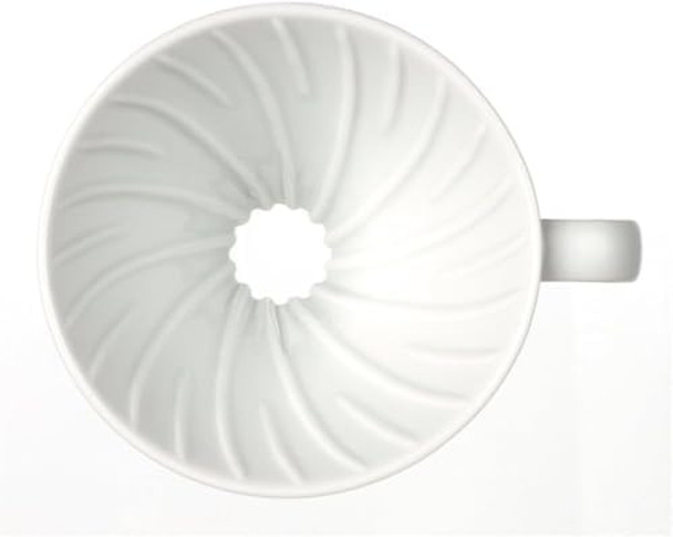 Hario V60 Ceramic Coffee Dripper Size 02 White