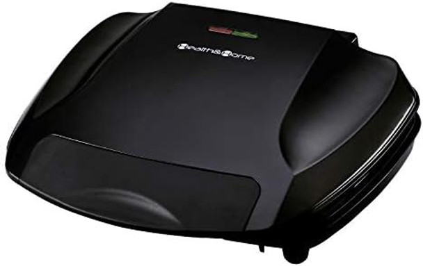 2-Serving Classic Plate Grill Maker And Panini Press Black Ks-306