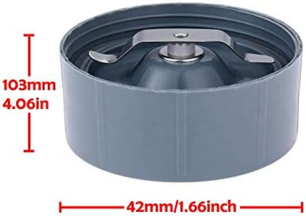 Milling Blade Replacement Grinder Blade Compatible With Nutribullet 600W/900W Blender Replacement Flat Extractor Blade Blender Accessories Spare Parts