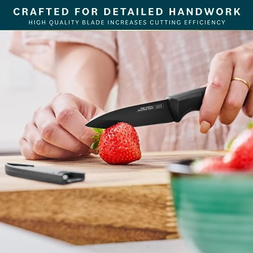 Home Hero 2 Pcs Paring Knife With Sheath - High Carbon Stainless Steel Chopping Knife With Ergonomic Handle - Razor-Sharp Multi-Purpose Kitchen Knife For Chopping Vegetable And Cooking