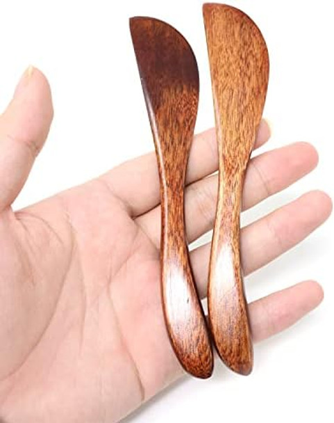 Honbay 4Pcs Set Travel Stainless Steel Cheese Knives Cheese Slicers Cheese Cutters Cheese Knives With Wood Handle For Cheese Butter Formaggio (4.7 Inch)