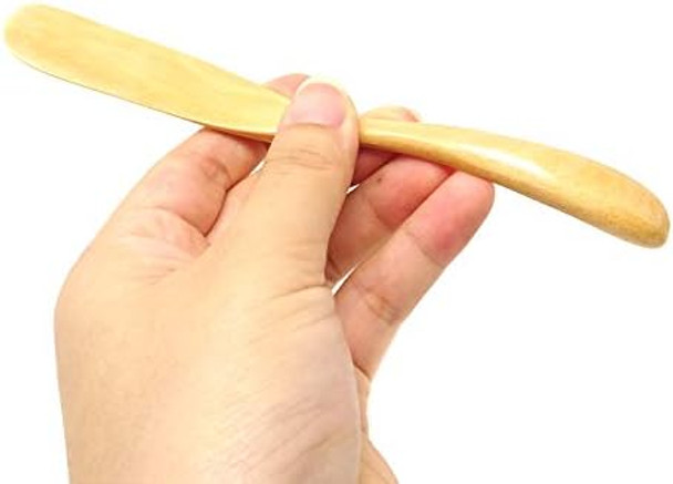 Honbay 6Pcs Stainless Steel Butter Spreader With Wood Handle