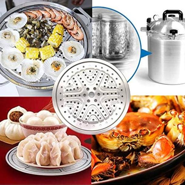 2Pack 11-Inch Pressure Cooker Canner Rack/Canning Rack Food Grade 304 Stainless Steel Compatible With Prestosteamer Rack Stand For Steaming All-American And More