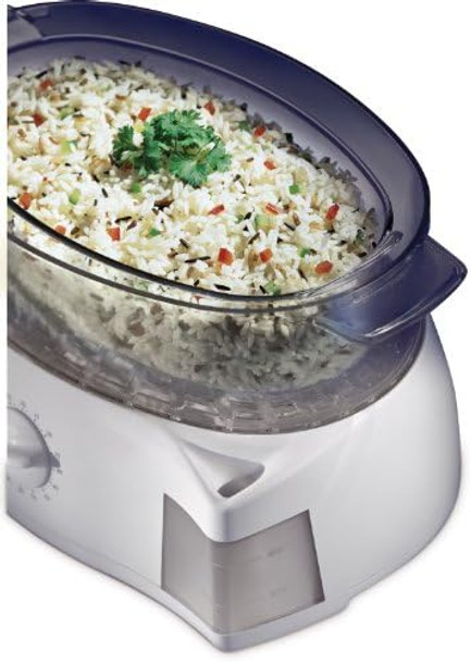 Oster 5711 Electronic 2-Tier 6.1-Quart Food Steamer White