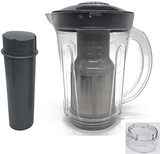 Joystar 48Oz Larger Cup Replacement Parts Soymilk Picther Attachement &Juicer Attachment，Compatible With Nutri Bullet Original 600Series &Pro 900 Series （1X Picther）
