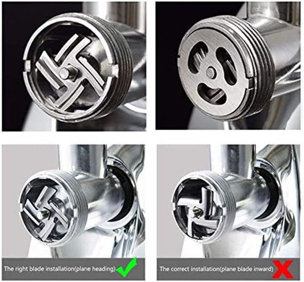 Meat Grinder Blades Meat Grinder Stainless Steel Food Grinder Accessoriesfood Meat Grinder Blade Knife Cutter Compatiblefor Size 5 Meat Grinderfits Kitchen (4 Pack 5# Knife)