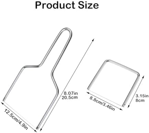 4 Pack Stainless Steel Cheese Slicer Butter Cheese Wire Cutter Slicer Knife For Kitchen
