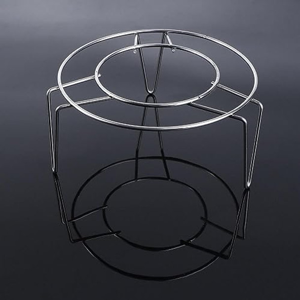 2 Pcs Stainless Steel Steam Rack 2.3 Inch Tall Heavy Duty Pressure Cooker Trivet Stands Steaming Pot Pan Cooking Stand