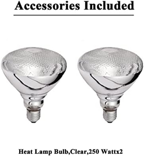 Dual Bulbs Food Heat Lamp 500W Food Warmer Light Adjustable Copper Heating Lamps For Buffet Restaurant Kitchen Parties standing (Dual Bulbs(110V)) Dual Bulbs Food Heat Lamp 500W Food Warmer Light Adjustable Copper Heating Lamps For Buffet Restaurant Kitchen Parties standing (Dual Bulbs(110V))