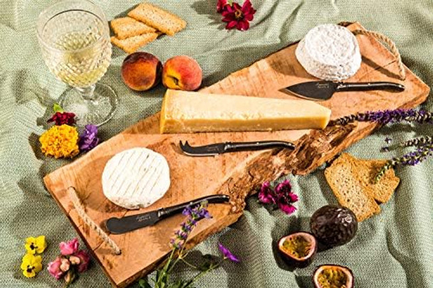 Laguiole Style De Vie Cheese Knives Premium Line Set Of 3 Stainless Steel Stoash Laguiole Style De Vie Cheese Knives Premium Line Set Of 3 Stainless Steel Stoash