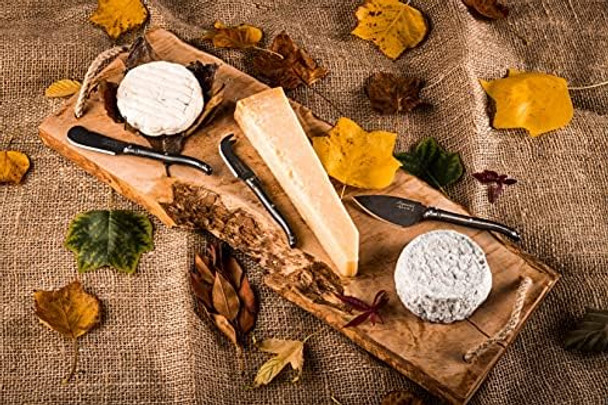 Laguiole Style De Vie Cheese Knives Premium Line Set Of 3 Stainless Steel Stoash Laguiole Style De Vie Cheese Knives Premium Line Set Of 3 Stainless Steel Stoash