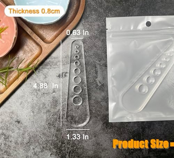Herb Stripper Acrylic Herb Leaf Stripper Herb Stripper Tool Leaf Stripper For Vegetable And Herb 8 Different Size Holes Wide-Applicability Bpa- Kitchen Gadgets