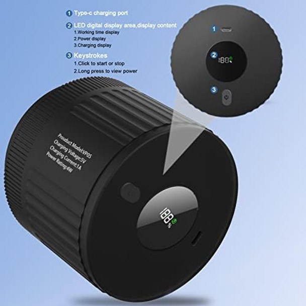 Electric Mason Jar Vacuum Sealer Kit Black & Blue