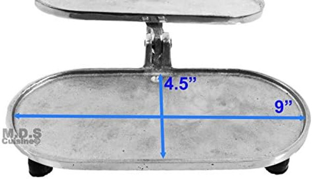 Huarache Press-Maker Tortilla Authentic Huarachera Cast Aluminum Mexican 9-Inches