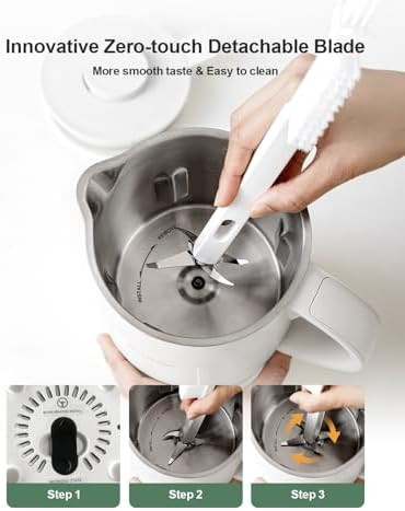 42Oz Automatic Almond Milk Machine & 6.34Qt Electric Dough Maker With Proof Dough Function