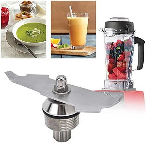 Blender Blades Widened 2-Blade Blades High Strength Stainless Steel Blender Replacement Parts For Blender Juicer Replacement Parts