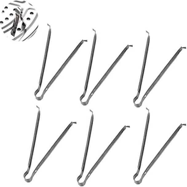 6 Pack Removable Legs For Steamer Rack Steaming Tray Bracket Detachable Stand Leg Stainless Steel Steam Holder Shelf 5Cm/1.97In Cooking Tray Water Separator Stands Steaming Racks Accessories