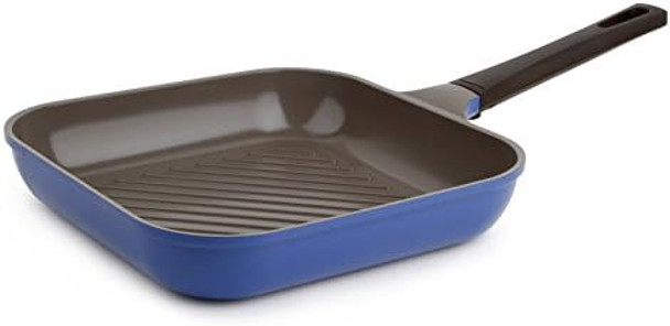 Neoflam 11" Ceramic Nonstick Square Grill Pan Avocado Green