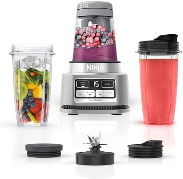 Ninja Blenders For Kitchen Smoothie Blender Mixer Grinder - Premium Blending Performance For Sauces Frozen Drinks And More 1200 Peak Watt Motor Ss101 Foodi Personal Smoothie Maker