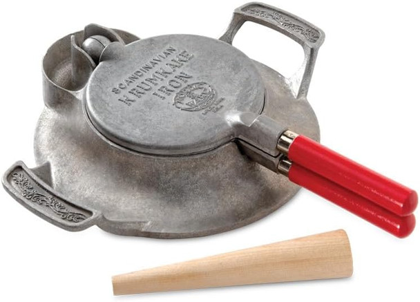 Nordic Ware 01705 Sweetheart Waffler Cast-Aluminium Pan Heart Shaped Mini Waffle Maker Black Five 3.5 Inch Cavities