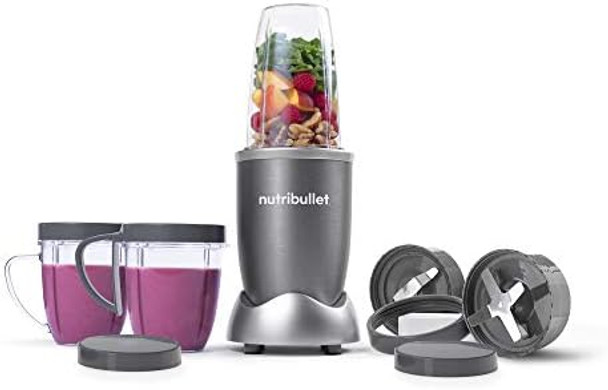 Nutribullet Nbr-1201 12-Piece High-Speed Blender/Mixer System Gray (600 Watts)