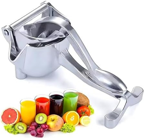 Large Aluminum Fruits Lemon Squeezer Squeeze Orange Grape Fruit Squeezer For Juice Premium Extractor And Juicer Squeezer For Juice Manual Juicer Manual Lemon Squeezer Grape Lime Juicer Fruit Press