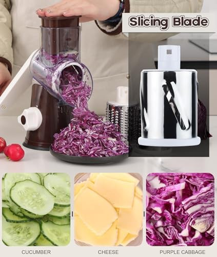 Ourokhome Vegetable Chopper Onion Cutter 14 In 1 Professional Mandolin Slicer For Kitchen Vegetable Chopper Manual Food Processor Kitchen Mini Portable Hand Pull String Garlic Mincer Onion Chpper
