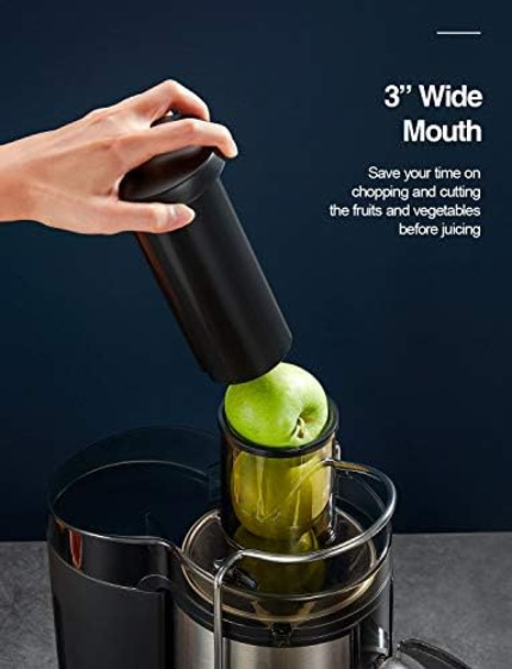 Qcen 500W Centrifugal Juicer And Electirc Citrus Juicer Bundle