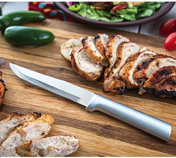 Rada Cutlery 4-Piece Wedding Register Knife Set Made In Usa Silver Handles