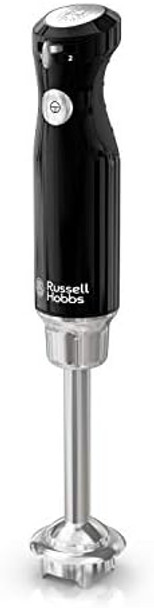 Russell Hobbs Hb3100Bkr Retro Style Immersion Blender 1.0L Capacity Beaker Black