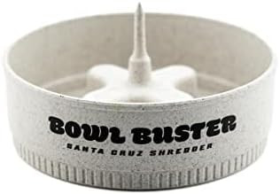 Santa Cruz Bowl Buster Ashtray With Protective Cap - Poker With Sturdy & Convenient Design - Four Large Bowl Knock Platforms Mess- & Heat Resistant Cleaning Tool