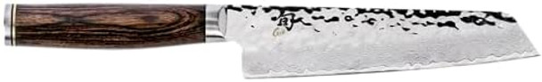 Shun Premier Blonde 6.5" Master Utility Knife Handcrafted Japanese Knife Vg-Max Core With Damascus Stainless Steel Cladding Pakkawood Handle Precision And Sharpness For Professional And Home Chefs