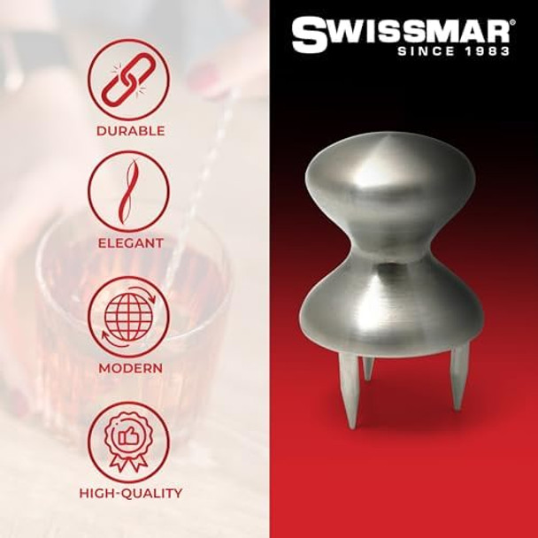 Swissmar Mini Acacia Board With Knife 2 Piece Set.