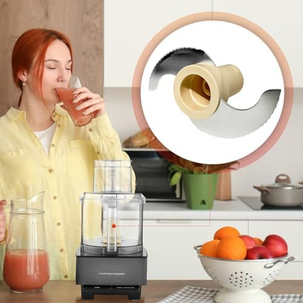 Dlc-001Txb Dlc-7 Blade Main Stainless Steel Chopping Blade Compatible With Cui Sinart 14 Cup Food Processor Dfp-14Bcny Dfp-14Bcnr Dfp-14N Etc Replace For Dlc-001Txa Dlc-7 Csr Steel Blade