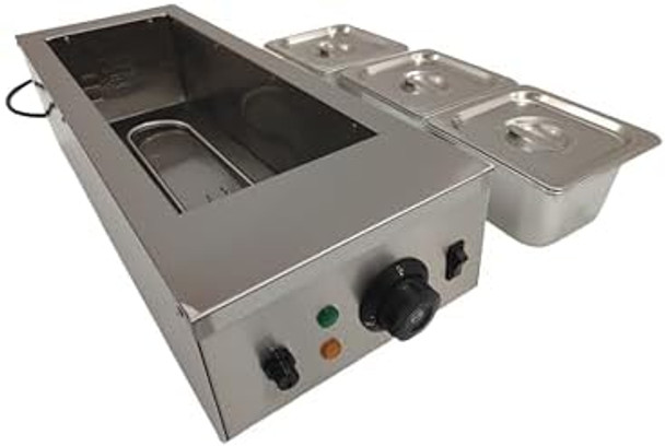 Chocolate Melting Machine With Lid Chocolate Melter With 3 Tanks Stainless Steel Food Warmer For Chocolate Cheesesoup 1200 W Chocolate Melting Machine With Lid Chocolate Melter With 3 Tanks Stainless Steel Food Warmer For Chocolate Cheesesoup 1200 W