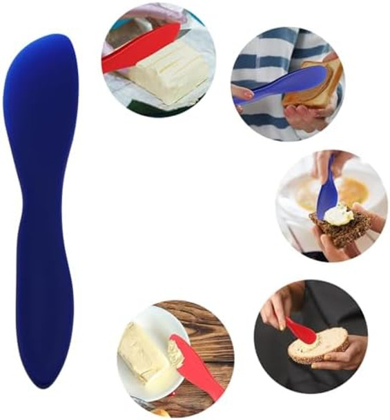 Taodan 8Pcs Four Colours Plastic Butter Knife Multifunctional Butter Knife Butter Knife Applicator Kitchen Frosting Cutter Baking Tools 17.8Cm For Spreading Butter Cream Cheese Frosting Jams Taodan 8Pcs Four Colours Plastic Butter Knife Multifunctional Butter Knife Butter Knife Applicator Kitchen Frosting Cutter Baking Tools 17.8Cm For Spreading Butter Cream Cheese Frosting Jams