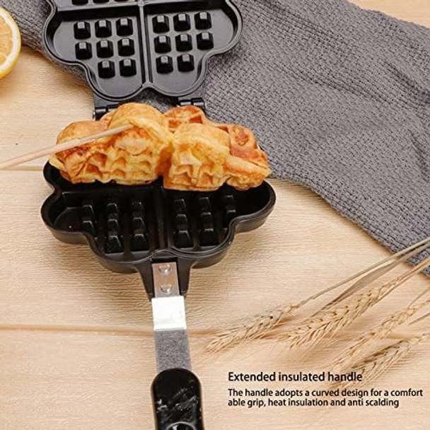 Topyond Sandwich Maker Non-Stick Coated Plates Waffle Panini Press Grill Double Sided Indoor Grill Indicator Lights Cool Touch Handle For Cooking Breakfast 750W Black