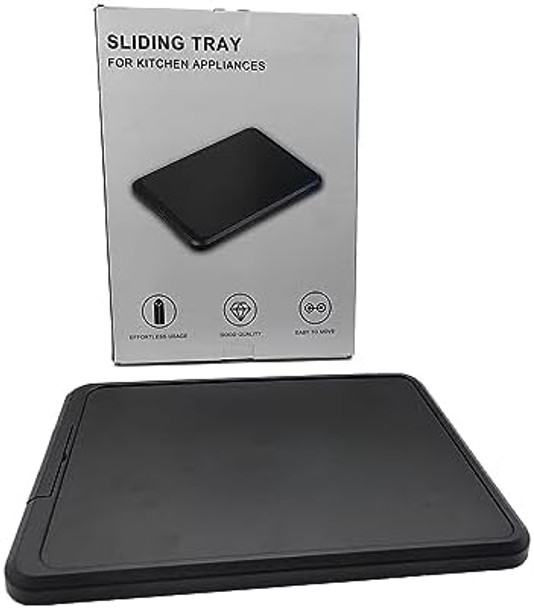 Kitchen Appliance Sliding Tray For Coffee Makercaddy Tray With Rolling Wheels Under Cabinet Countertop Storage Organizer Moving Slider For Blender Toaster Air Fryer Pot Food Processors Aid Mixe