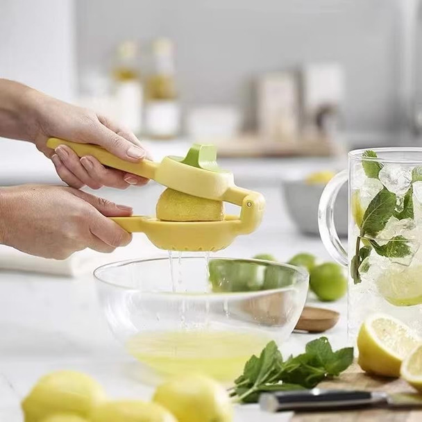 Premium Lemon Squeezer - Heavy Duty Hand Juicer For Citrus Fruits Lemon Press & Orange Juicer Manual Citrus Squeezer For Fresh Juice Durable Lemon Squeezer For Kitchen Use With Lemon Orange