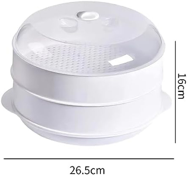Plastic Vegetable Steamer - Microwave Steamer With Lid Bpa 2 Tier