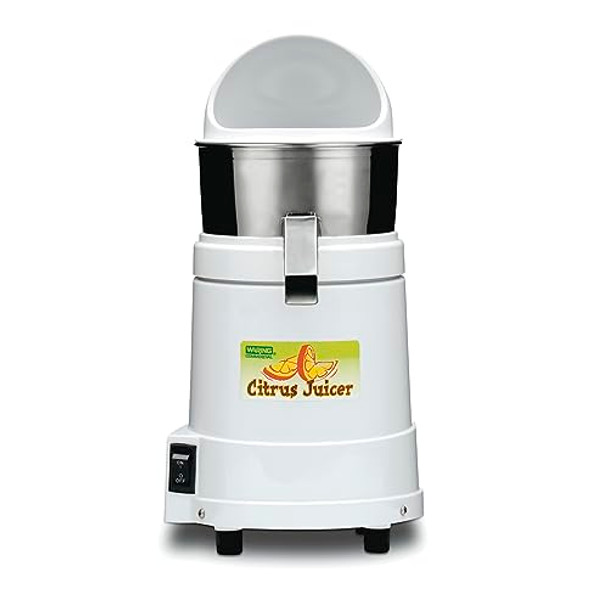 Waring Commercial Bj120C Compact Citrus Juicer 120V 5-15 Phase Plugwhite 34 Ounce