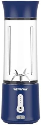 22Oz Portable Usb Blender 150W Cordless Mini Smoothie Maker Lightweight 10+ Blends Travel/Gym/Office Use