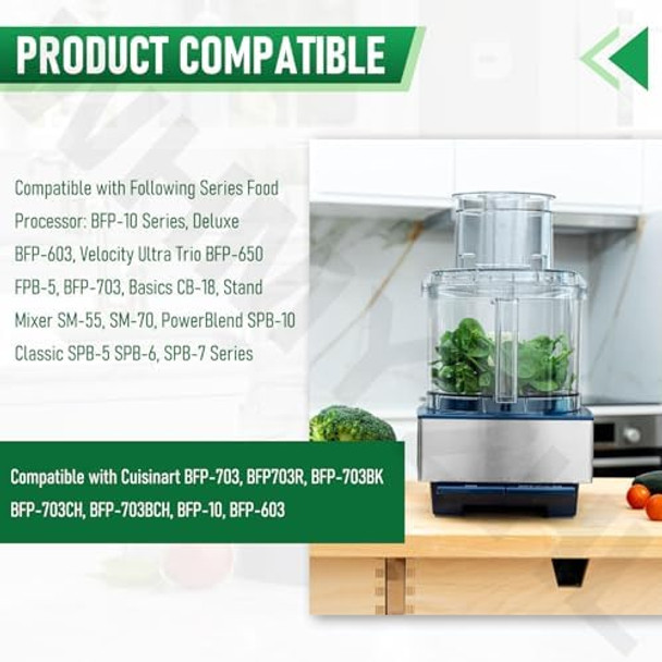 Afp-7Stm Food Processor Stem Adapter For Cuisinart Bfp-703 Bfp703R Bfp-703Bk Bfp-703Ch Bfp-703Bch Bfp-10 Bfp-603