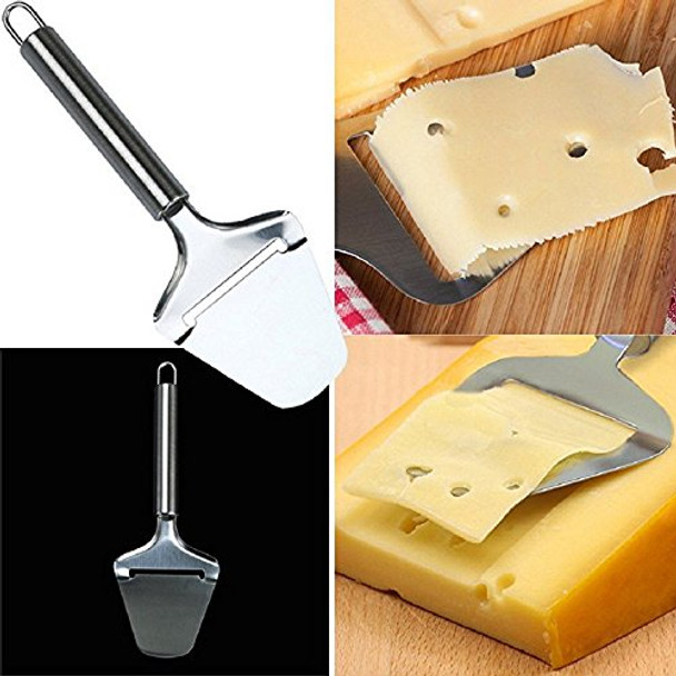 Woiwo 1 Pcs Kitchen Tools All Stainless Steel Cheese Planer Spatula Cheese Ham Grater Slicing Knife Baking Cake Spatula