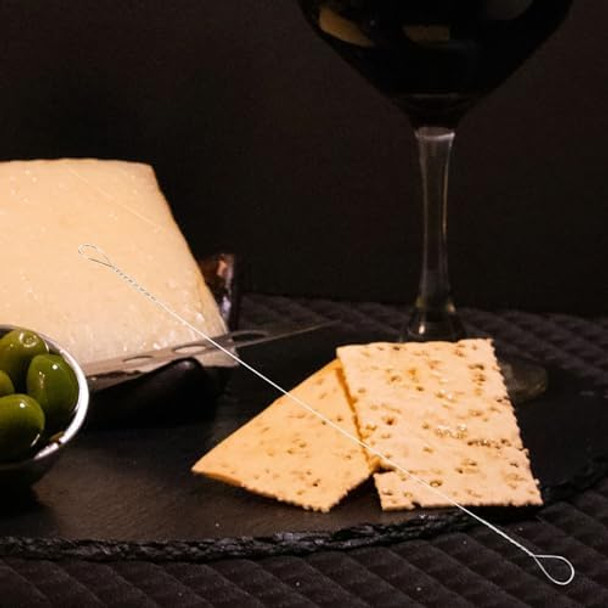 Y And U Stainless Steel Cheese Slicer Cheese Cutter Hand-Held Cheese Slicer Wire Cheese Slicer For Kitchen Block Cheese And Butter Slicer Tools 2Pcs