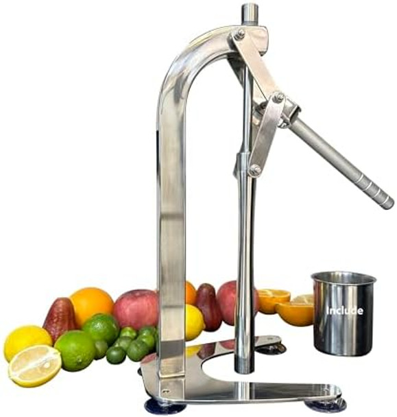 Manual Desktop Heavy Duty Lemon Smasher Orange Juicer Lemon Squeezer Lime Extractor Nut Grinder For Fruit And Nuts (Wn015)