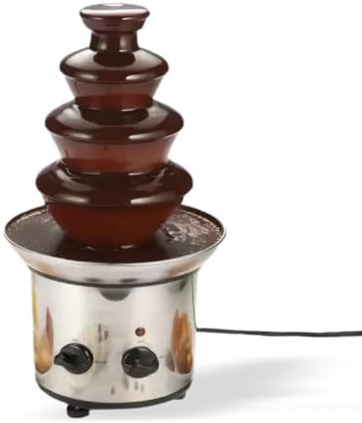 4 Tier Chocolate Fountain For Party Stainless Steel Electric Chocolate Fondue Fountain Machine For Party