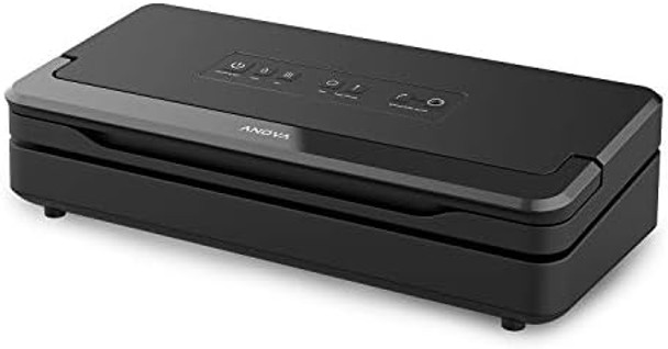 Anova Culinary Precision Vacuum Sealer Pro (Black) And Vacuum Sealer Bag Rolls (Clear)